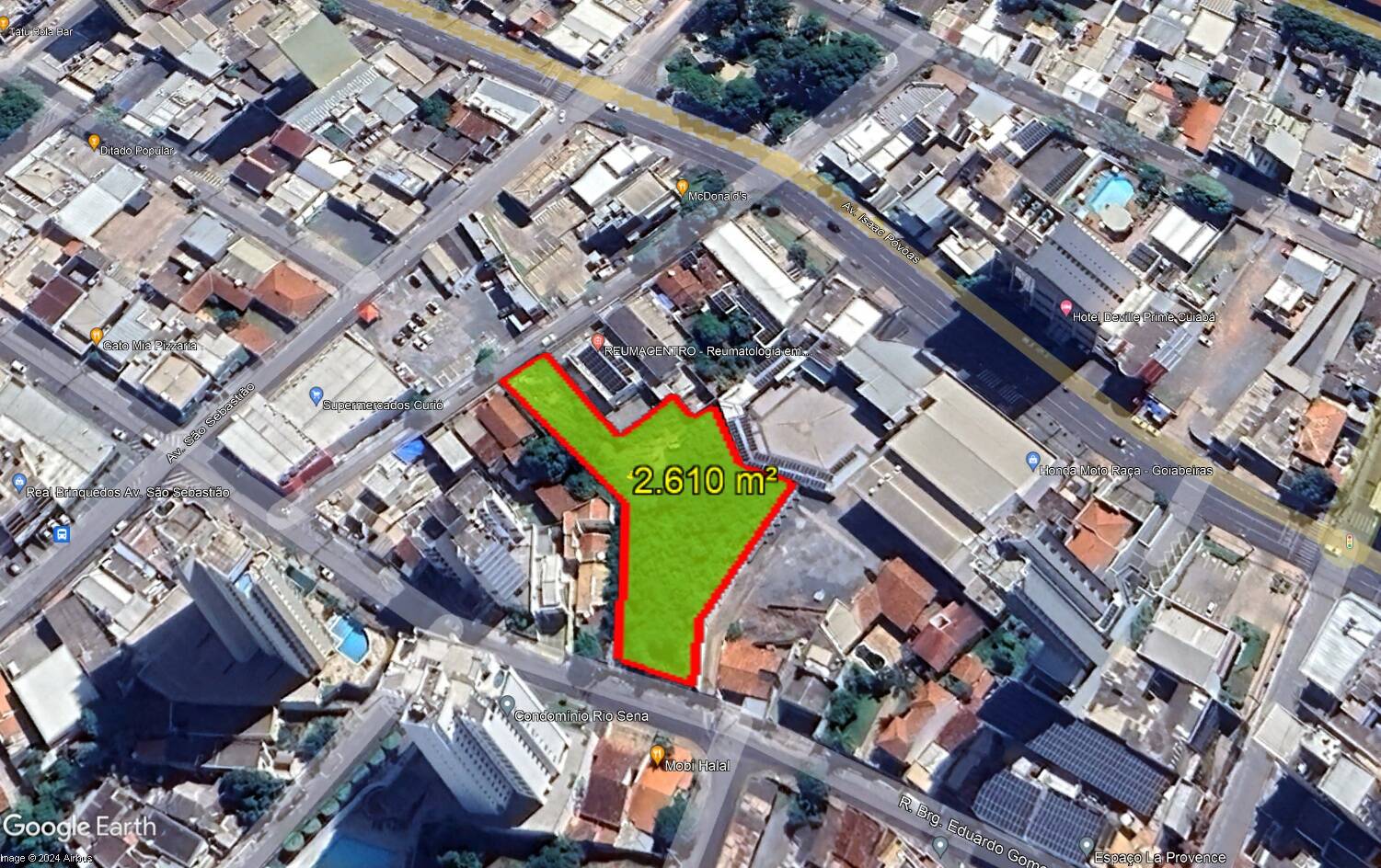 Terreno de 2610m² em Região Nobre proximo praça popular bairro goaibeiras