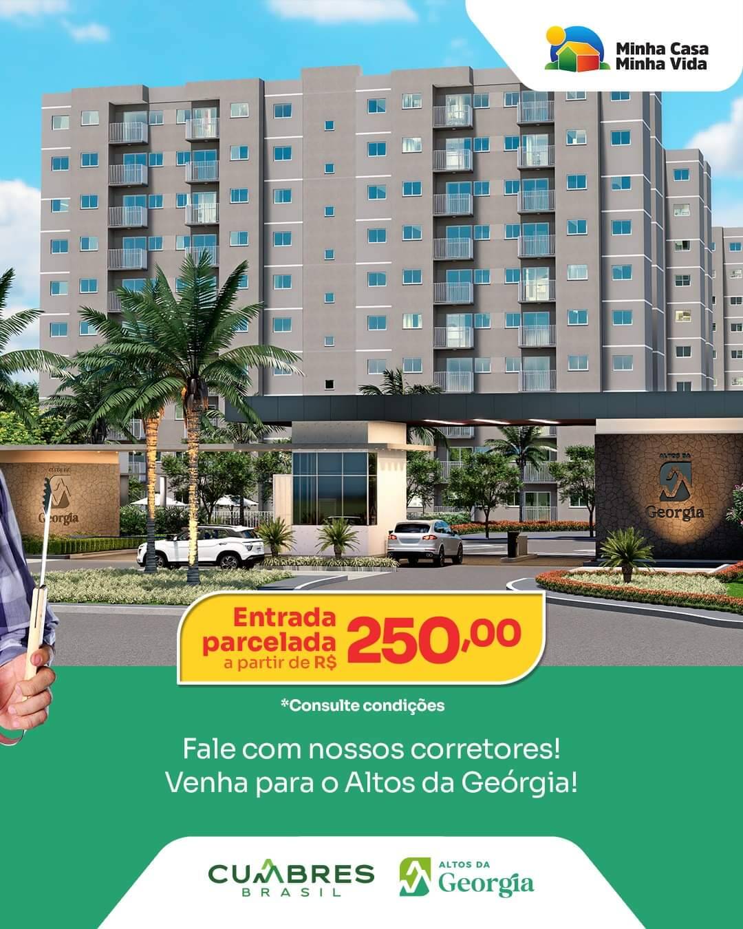 Apartamentos Altos da Geórgia parcelas a partir de 250 Reais na jPrime imóv
