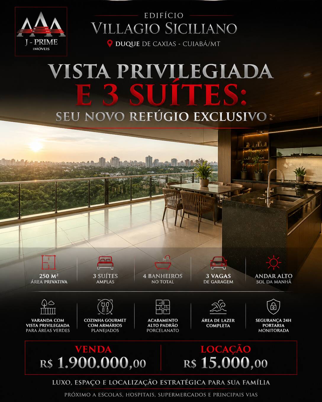 Apartamento Alto padrão - Edifício Villagio Siciliano