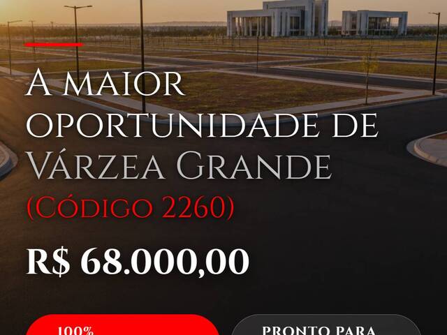 Venda em Loteamento Parque das Águas - Várzea Grande