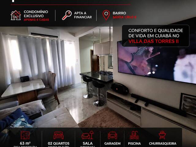 #2892 - Casa para Venda em Cuiabá - MT - 2